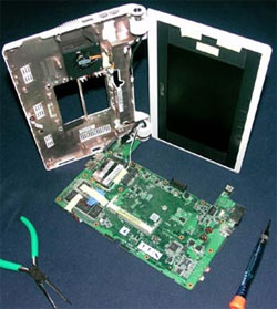 Eee PC в разобранном виде